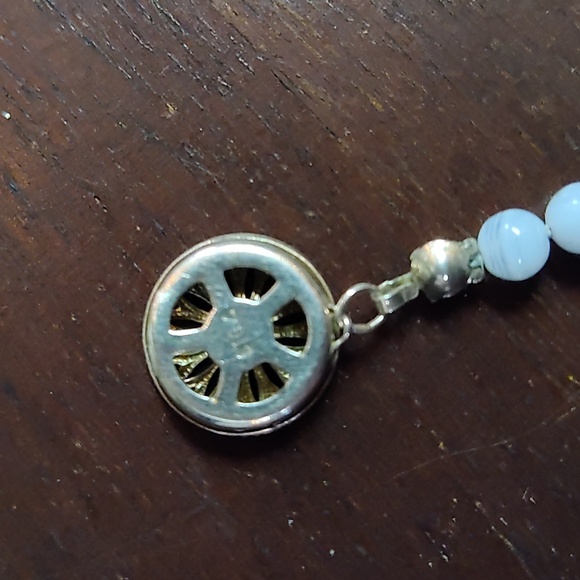 Beaded Necklace with Sterling Findings - Picture 6 of 6